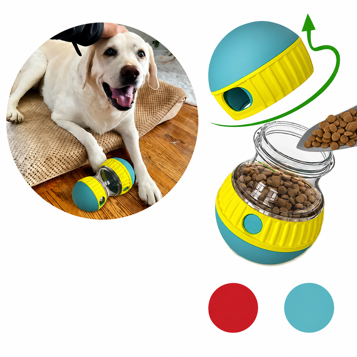 Leaking Treat Dispenser Ball