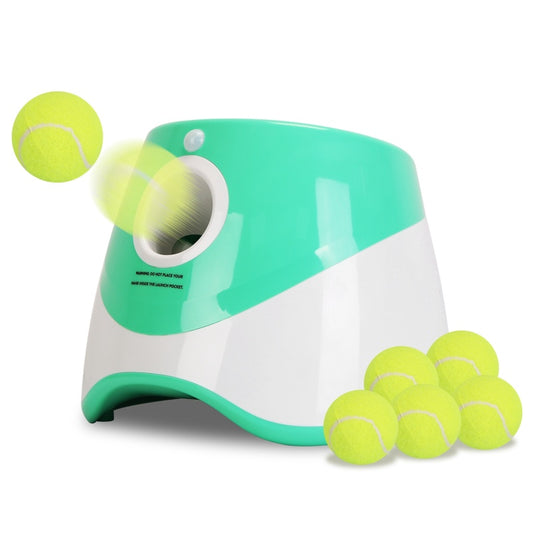 1Pc FetchBot Ball Launcher With 3 Adjustable Launch Distance Interactive Ball Thrower Fetch Machine For Small Medium