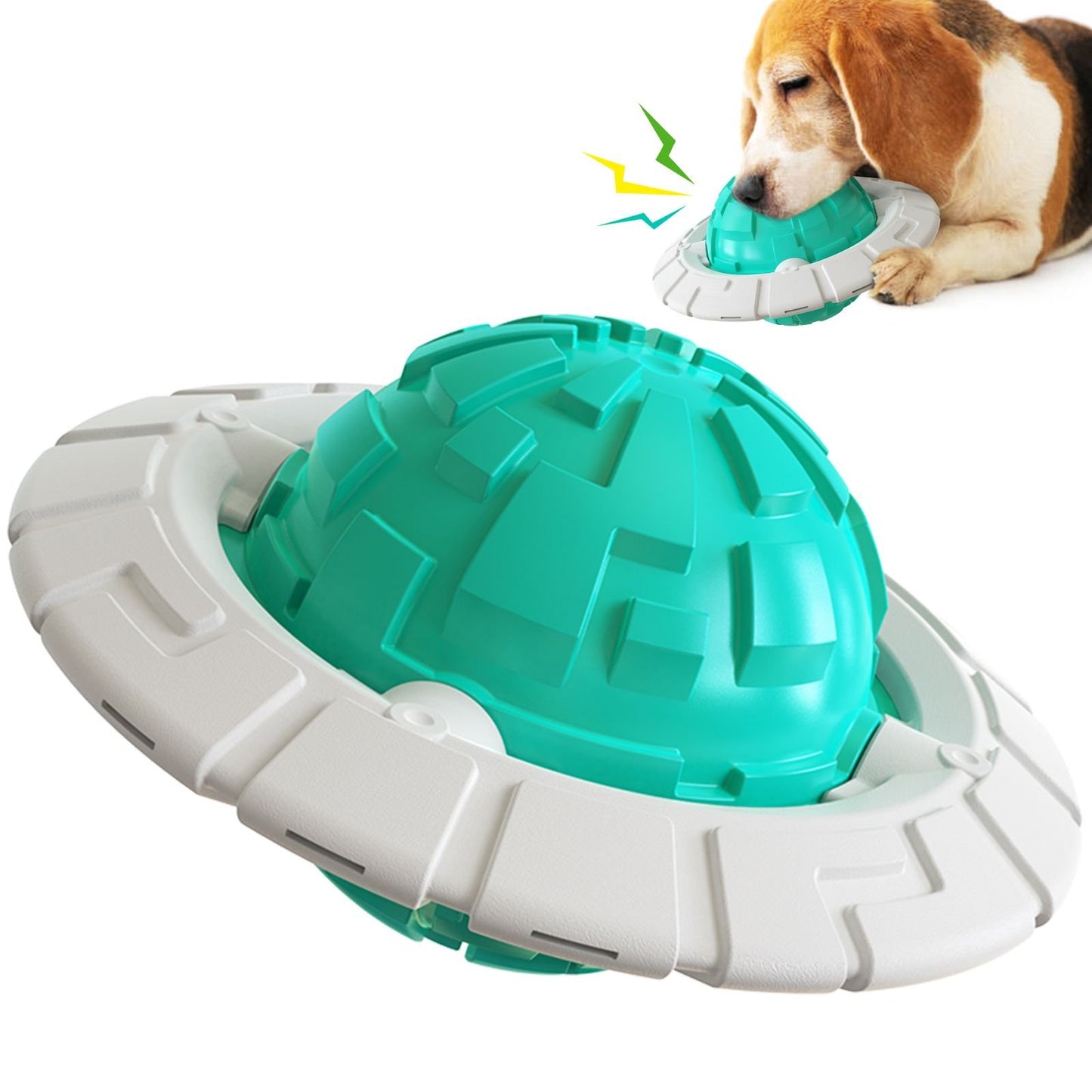 Flying Saucer Molar Toy Saucer Dog Toothbrush Medium and Large Dog Pet Supplies
