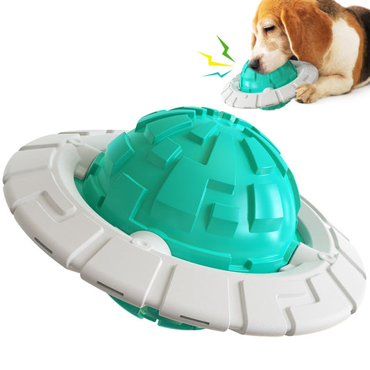 Flying Saucer Molar Toy Saucer Dog Toothbrush Medium and Large Dog Pet Supplies