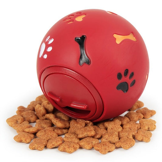 Slow-Feed Puzzle Ball; Pet Ball Toys; Rubber Slow Feeder Dog Puzzle Toys; Dog Treat Balls