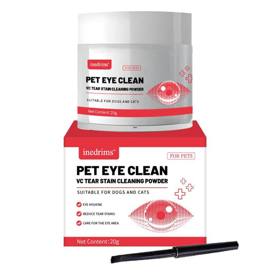 Tear Stain Removal Powder - Natural And Gentle Formula, Eye And Fur Care, Tear Stain Removal And Brightening, An Essential Product For Pet Eye Cle