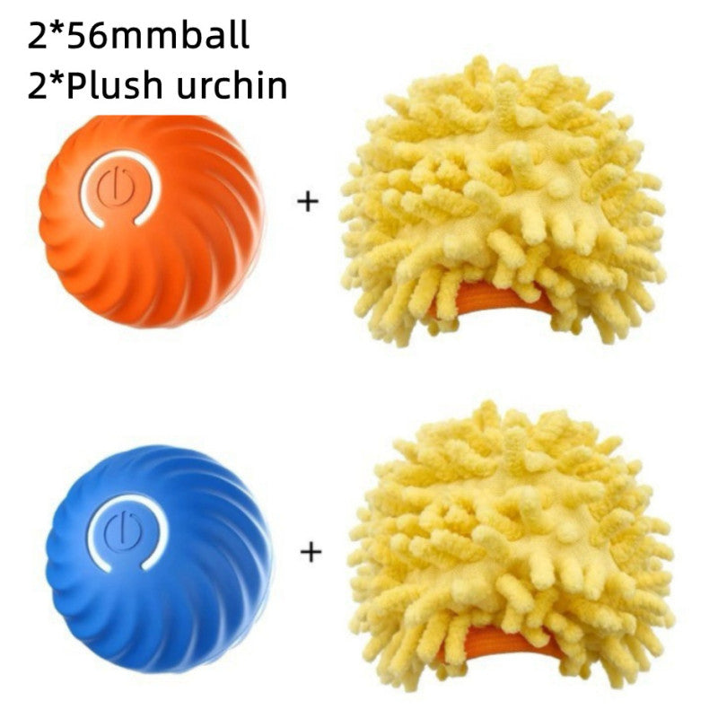 Pet Dog Rubber Ball Toys For Dogs Resistance To Bite Dog Chew Toys Puppy Pets Dogs Training Products - BlueOrange2Urchin Set