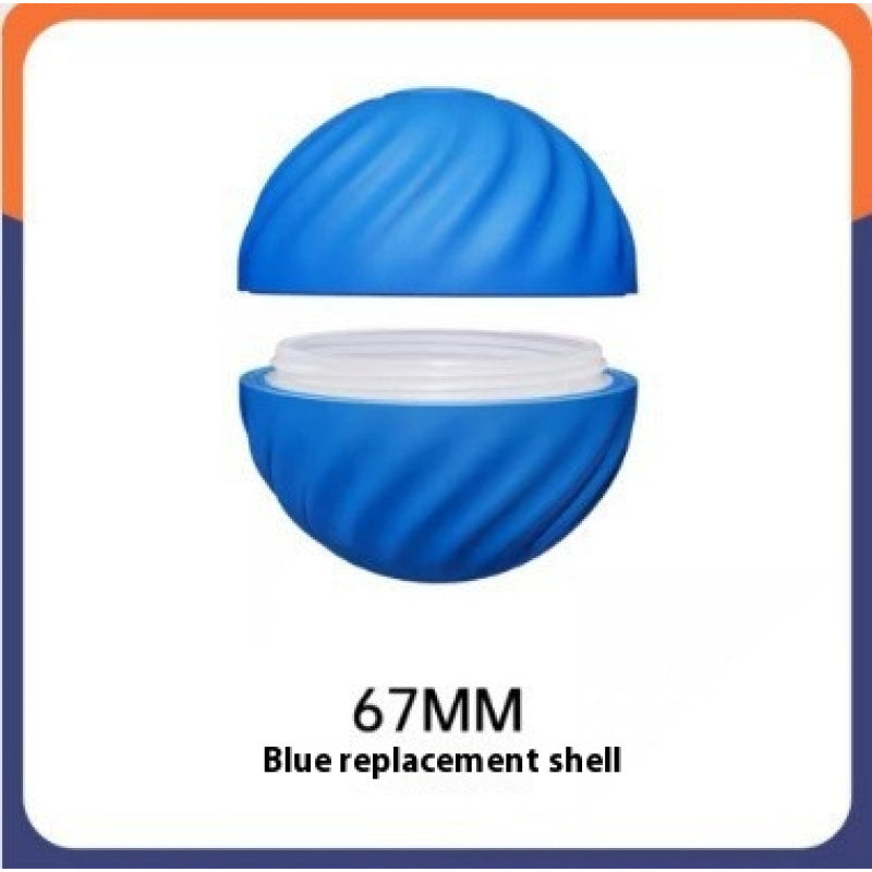 Pet Dog Rubber Ball Toys For Dogs Resistance To Bite Dog Chew Toys Puppy Pets Dogs Training Products - Blue replacement shell 67mm