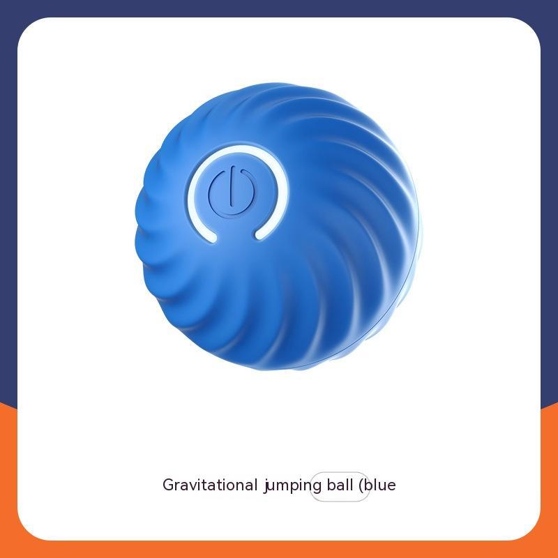Pet Dog Rubber Ball Toys For Dogs Resistance To Bite Dog Chew Toys Puppy Pets Dogs Training Products - Blue Jumping Ball