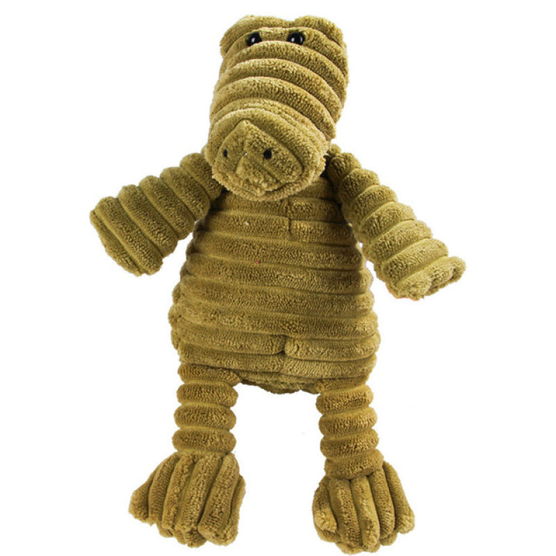 Squeaky Molar Plush - Crocodile