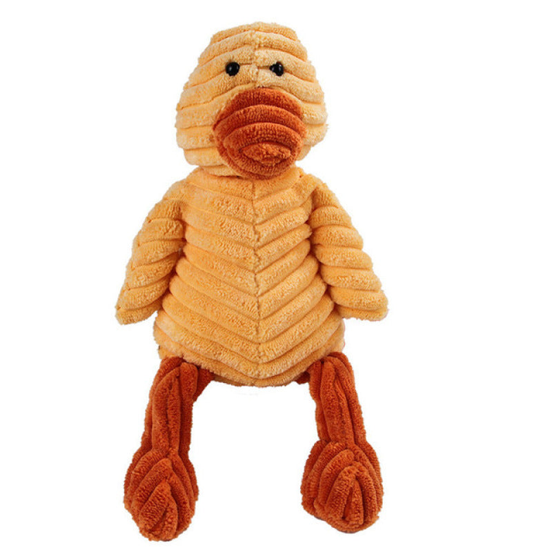 Squeaky Molar Plush - Duck