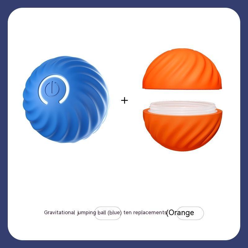 Pet Dog Rubber Ball Toys For Dogs Resistance To Bite Dog Chew Toys Puppy Pets Dogs Training Products - Blue Ball Orange Replacement