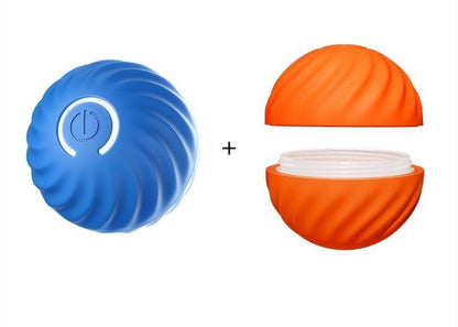 Pet Dog Rubber Ball Toys For Dogs Resistance To Bite Dog Chew Toys Puppy Pets Dogs Training Products - Blue Ball Orange Replacement