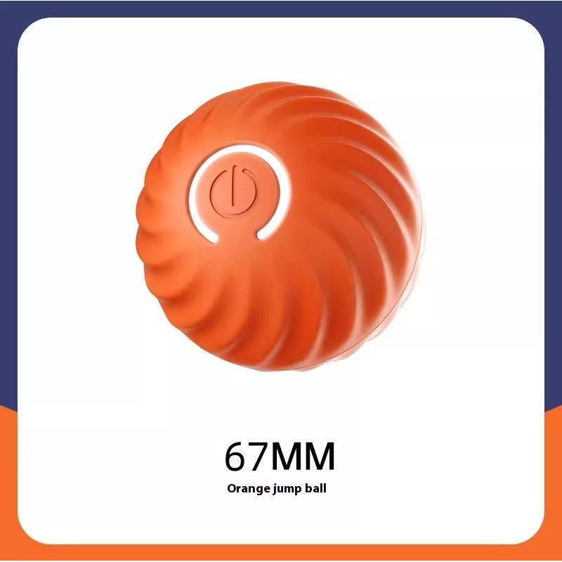 Pet Dog Rubber Ball Toys For Dogs Resistance To Bite Dog Chew Toys Puppy Pets Dogs Training Products - Orange 67mm