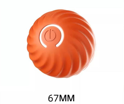 Pet Dog Rubber Ball Toys For Dogs Resistance To Bite Dog Chew Toys Puppy Pets Dogs Training Products - Orange 67mm
