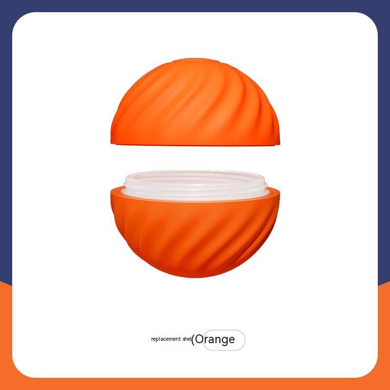 Pet Dog Rubber Ball Toys For Dogs Resistance To Bite Dog Chew Toys Puppy Pets Dogs Training Products - Replacement Shell Orange