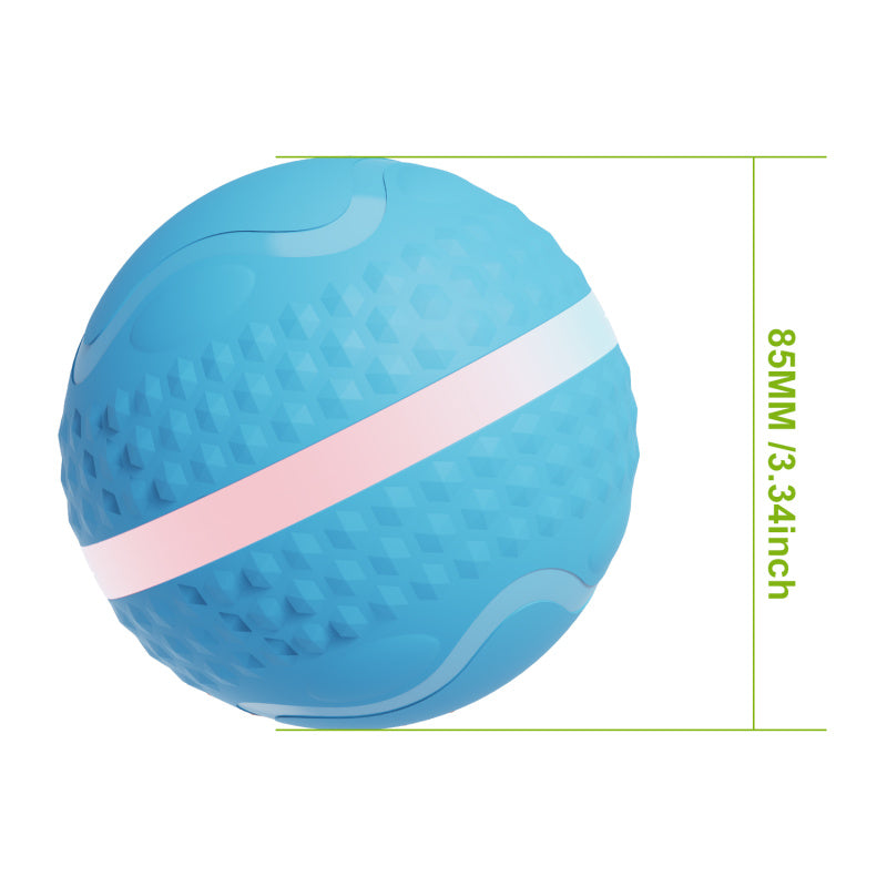 Smart Rolling Light Ball, Automatic Moving Ball With Lighting Modes,  Interactive Dog Toys For Dog Enrichment & Stimulation, Motion Activated Rollin - Blue