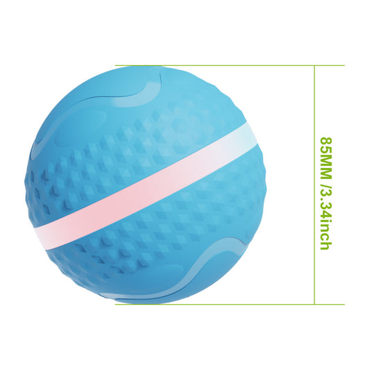 Smart Interactive Dog Toys, Automatic Moving Ball With Lighting Modes,  Interactive Dog Toys For Dog Enrichment & Stimulation, Motion Activated Rollin - Blue