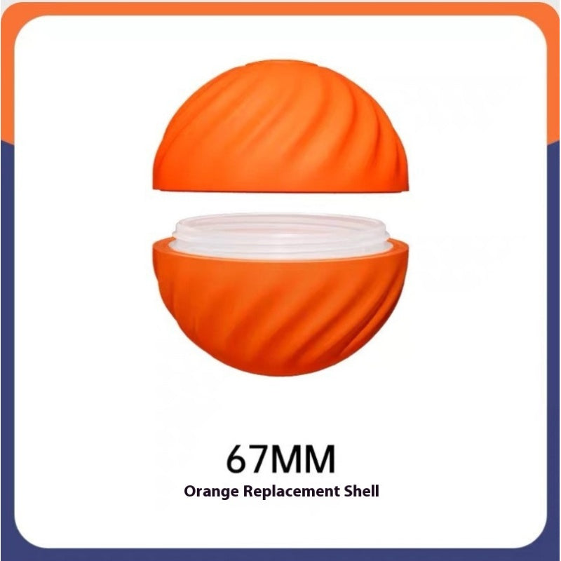 Pet Dog Rubber Ball Toys For Dogs Resistance To Bite Dog Chew Toys Puppy Pets Dogs Training Products - Orange replacement shell 67mm