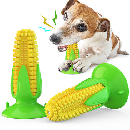 Pet Dog Toy Interactive Rubber Balls for Small Large Dogs Puppy Cat Chewing Toys Pet Tooth Cleaning Indestructible Dog Food Ball - yellow-Squeak / China