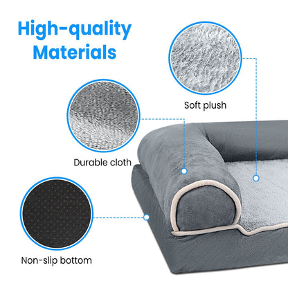 Cozy Bolster Dog Bed