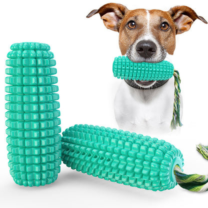Pet Dog Toy Interactive Rubber Balls for Small Large Dogs Puppy Cat Chewing Toys Pet Tooth Cleaning Indestructible Dog Food Ball - blue-Squeak / China