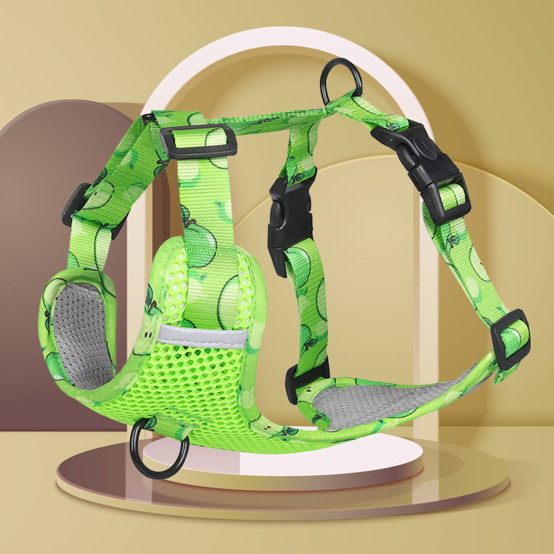Fruit Dog Harness - green / S